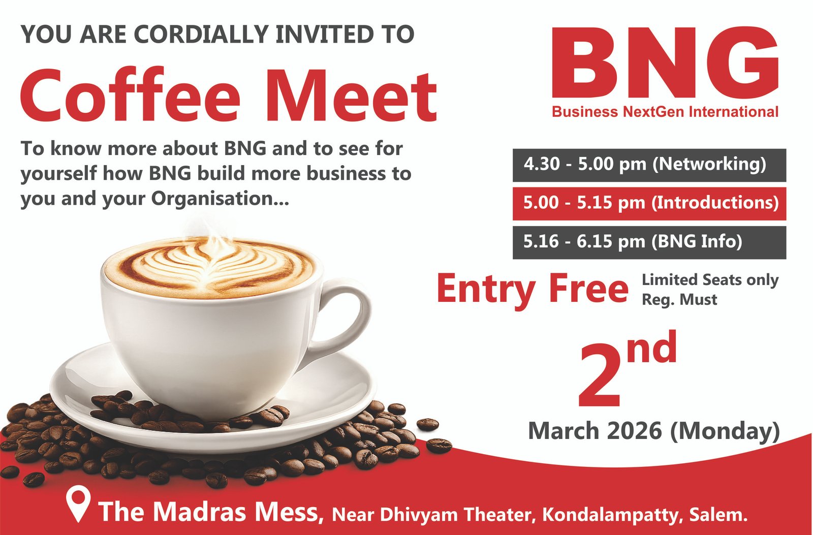 BNG - Salem 2nd Coffee Meet